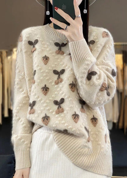 A Vintage Style Sweater with Delicate Timeless Details