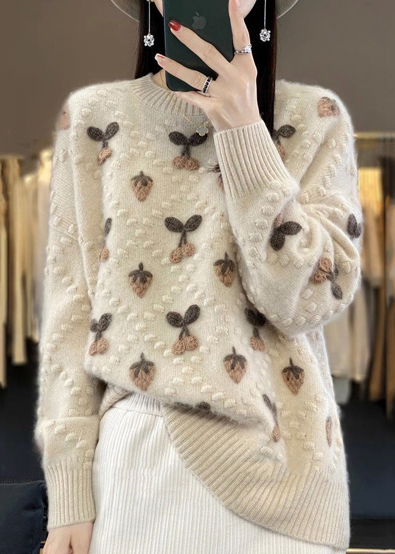 A Vintage Style Sweater with Delicate Timeless Details