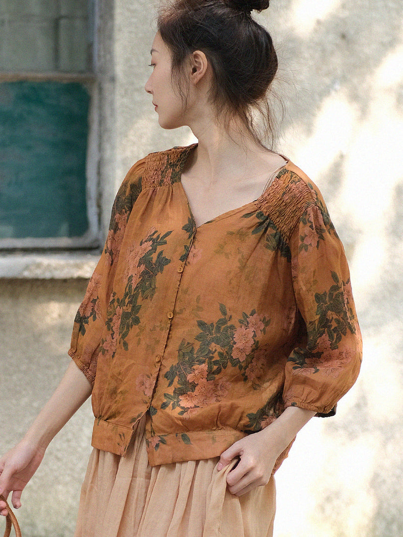 A Vintage Style Shirt with Delicate Timeless Details