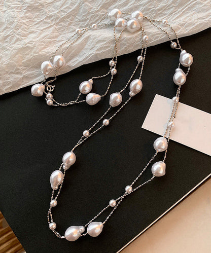 Delicate Artisan Pearl Necklace