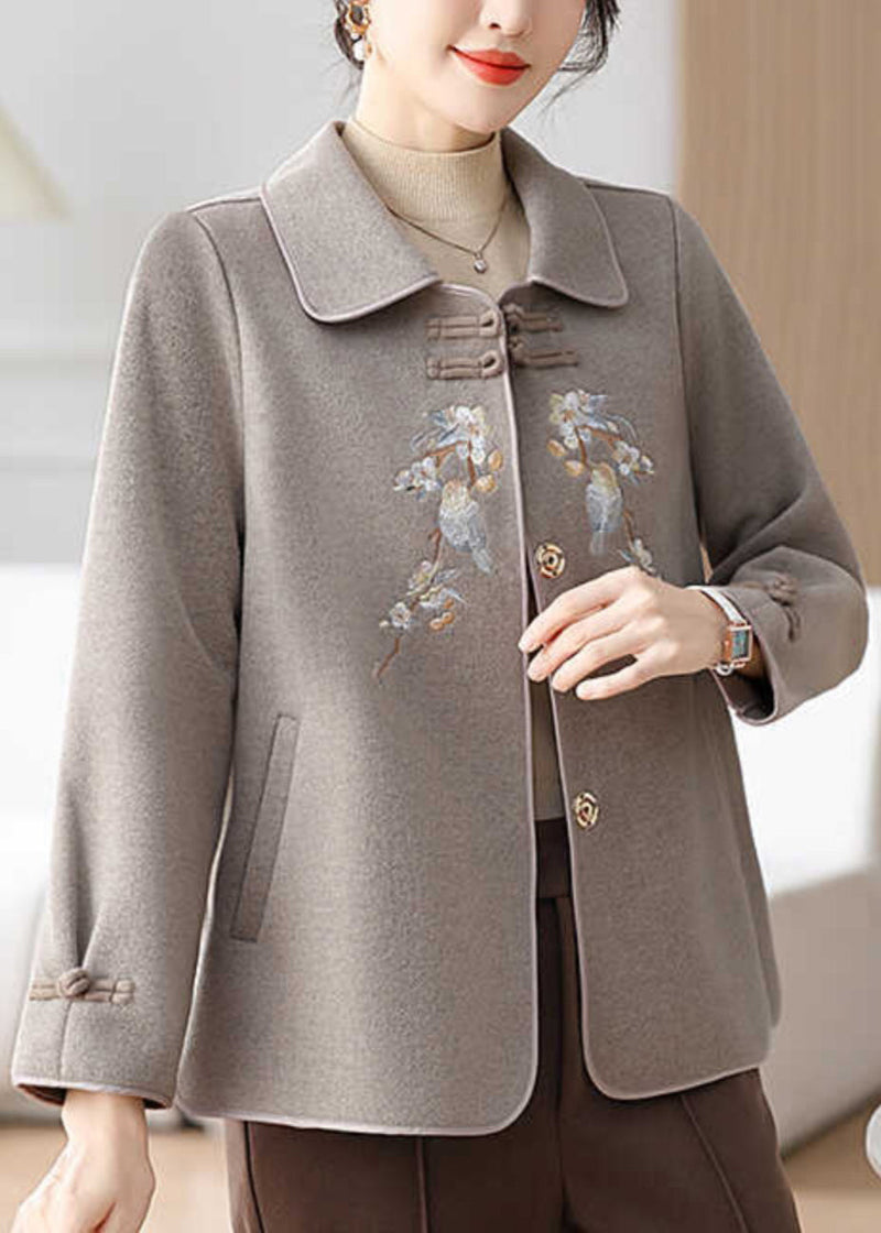 A Vintage Style Coat with Delicate Timeless Details
