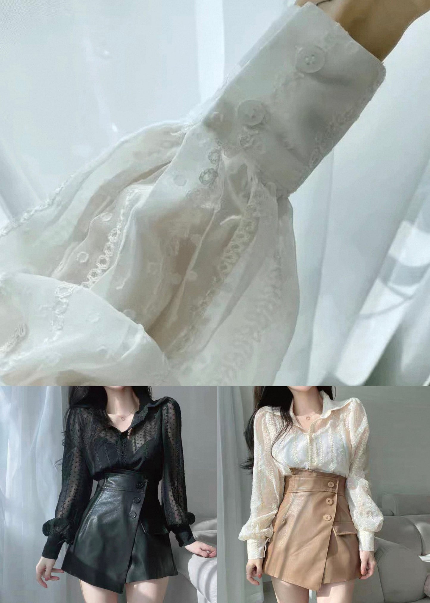 A Vintage Style Blouse with Delicate Timeless Details