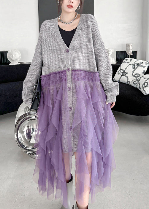 Well Tailored Cardigan with a Graceful Silhouette