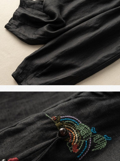 A Vintage Style Pants with Delicate Timeless Details