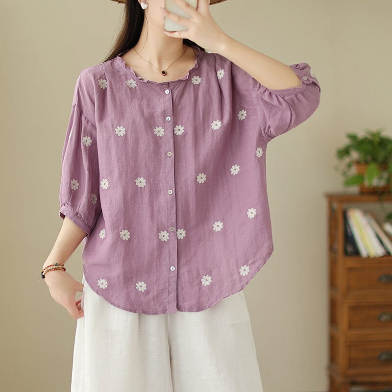 A Vintage Style Blouse with Delicate Timeless Details