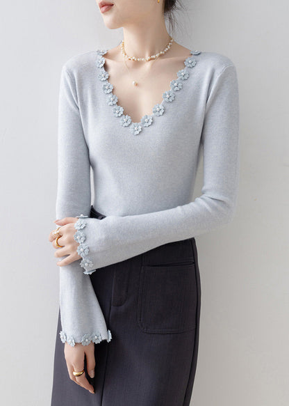 A Vintage Style Sweater with Delicate Timeless Details