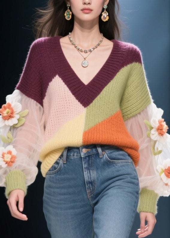 Vintage Inspired Sweater with a Contemporary Edge