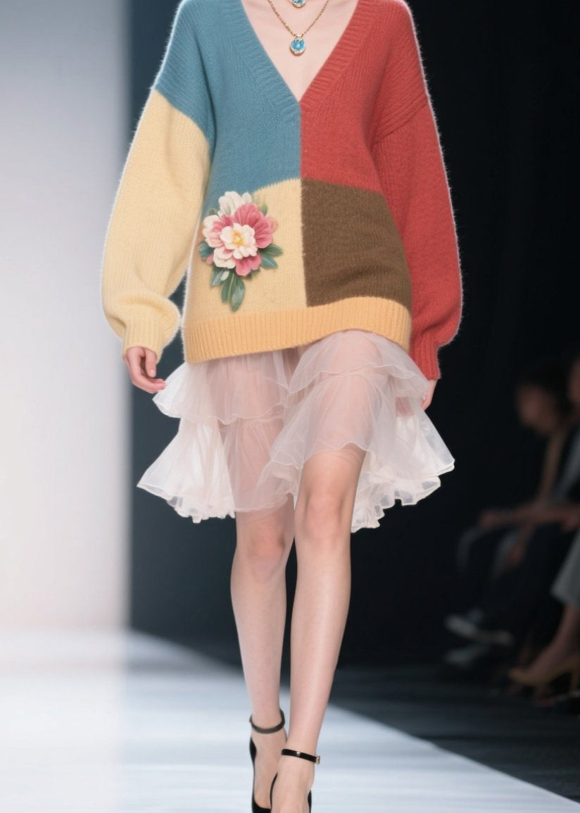 Vintage Inspired Sweater with a Contemporary Edge