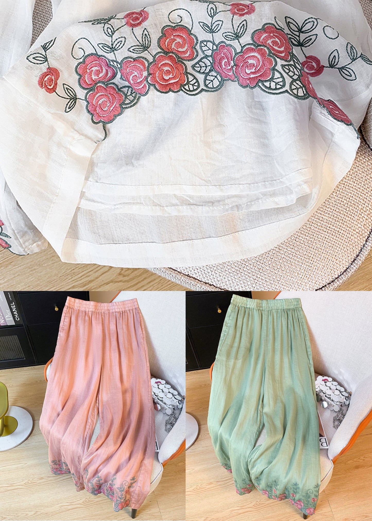 A Vintage Style Pants with Delicate Timeless Details
