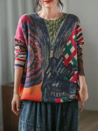 Classic Vintage Sweater with a Flattering Fit