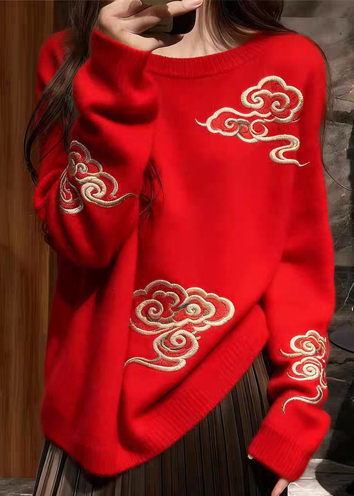 Well Tailored Sweater with a Graceful Silhouette