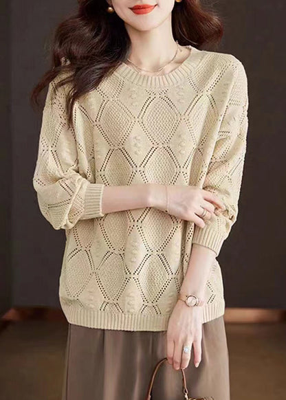 A Vintage Style Sweater with Delicate Timeless Details