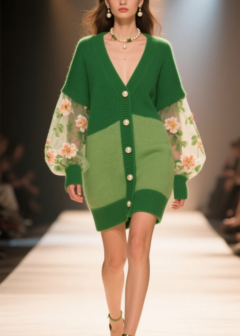 Vintage Inspired Cardigan with a Contemporary Edge