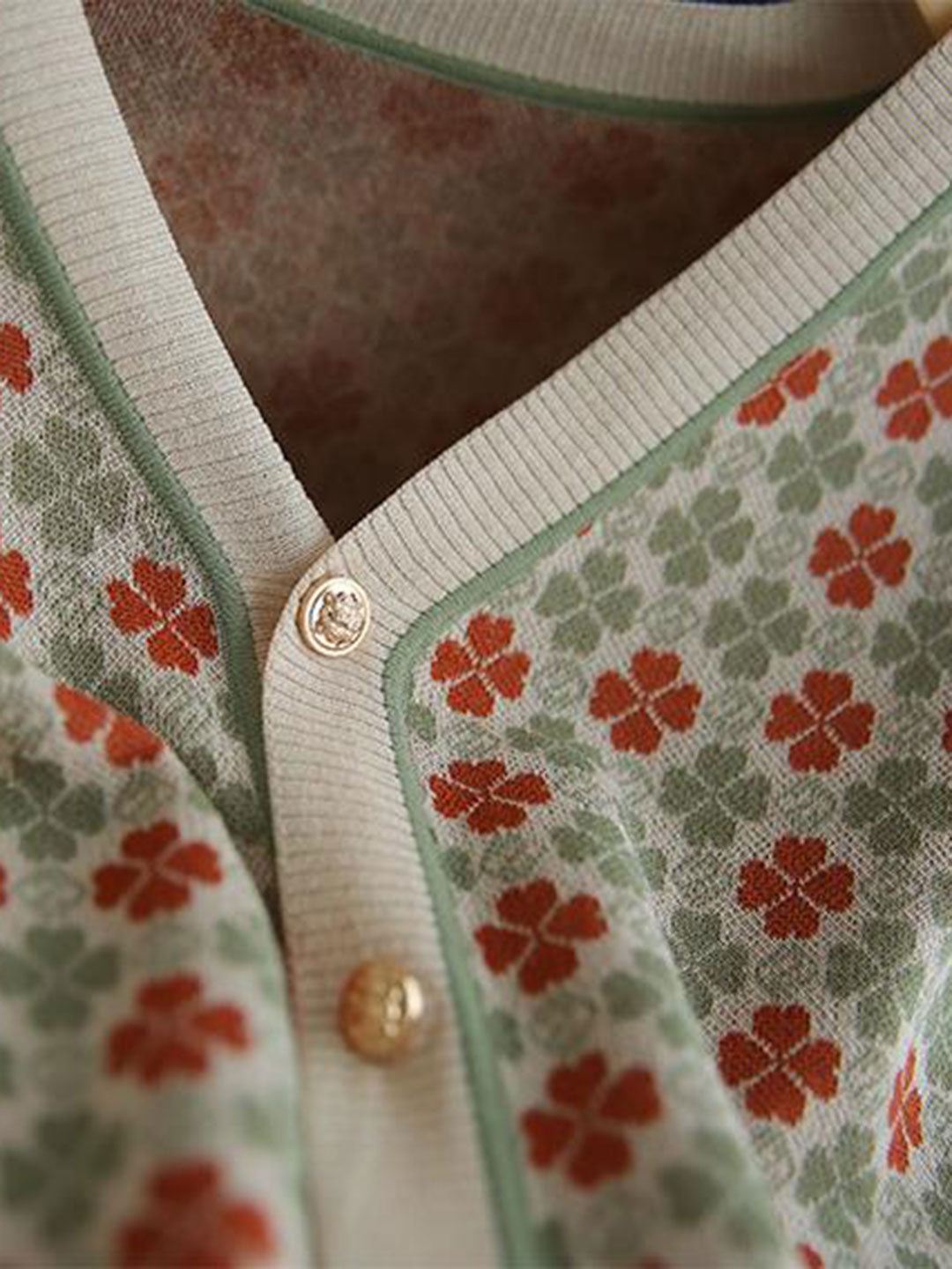 Classic Vintage Cardigan with a Flattering Fit