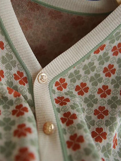 Classic Vintage Cardigan with a Flattering Fit