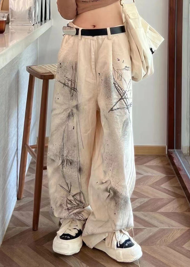A Vintage Style Pants with Delicate Timeless Details