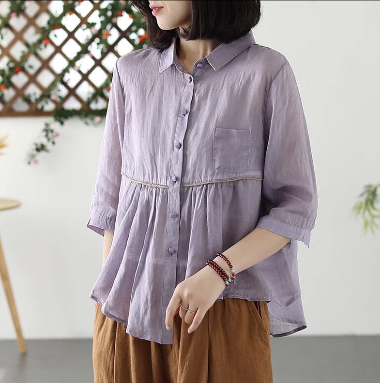 A Vintage Style Blouse with Delicate Timeless Details