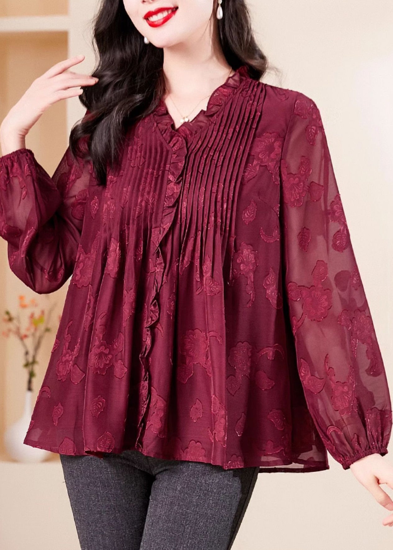 A Vintage Style Shirt with Delicate Timeless Details