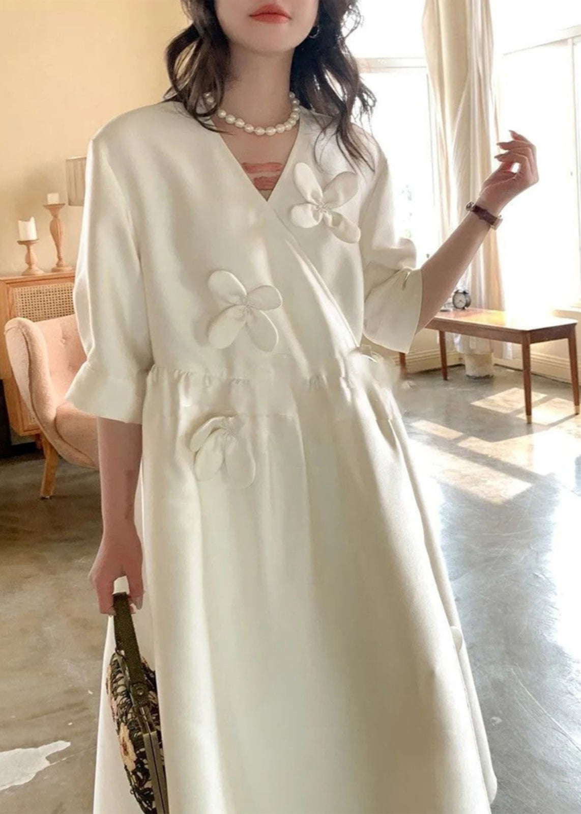 A Vintage Style Dress with Delicate Timeless Details