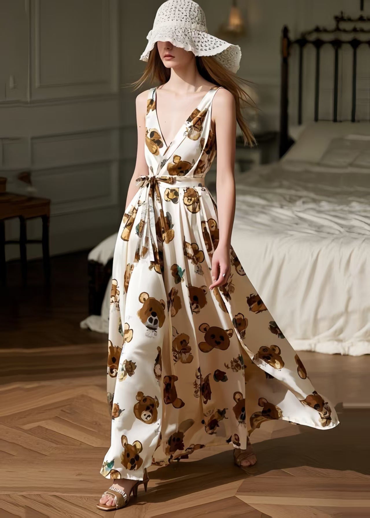 A Vintage Style Dress with Delicate Timeless Details
