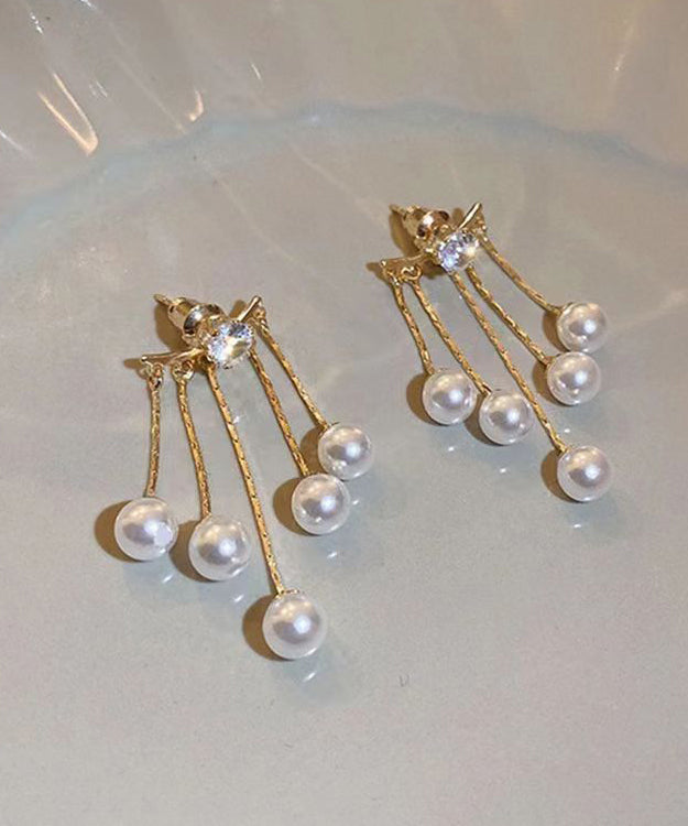 Vintage Handmade Gold Earring