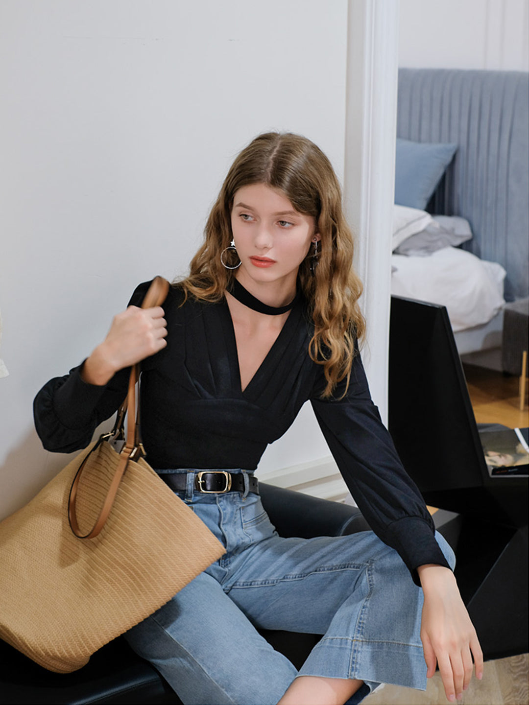 Classic Vintage Blouse with a Flattering Fit