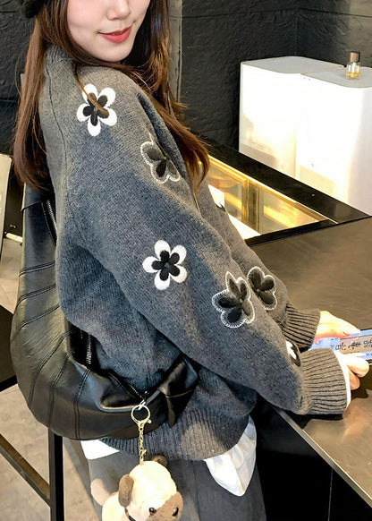 A Vintage Style Sweater with Delicate Timeless Details