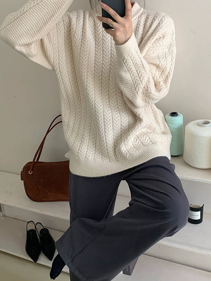 Beautifully Finished Sweater in a Timeless Design