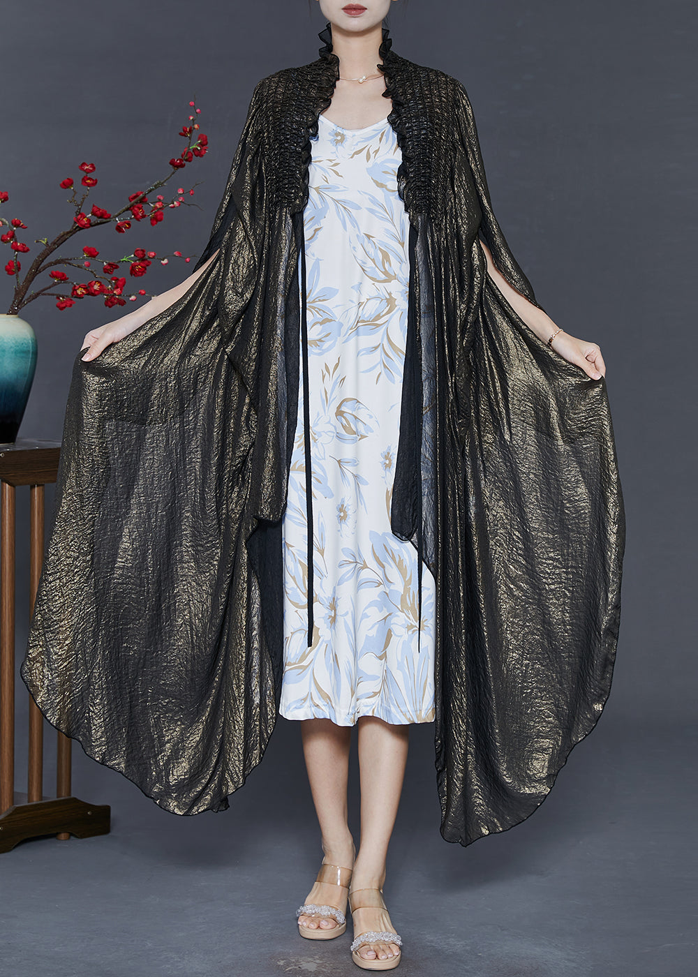 Classic Vintage Cardigan with a Flattering Fit