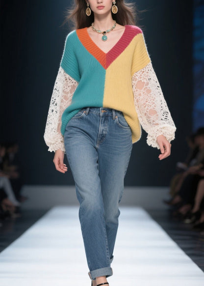 A Vintage Style Sweater with Delicate Timeless Details