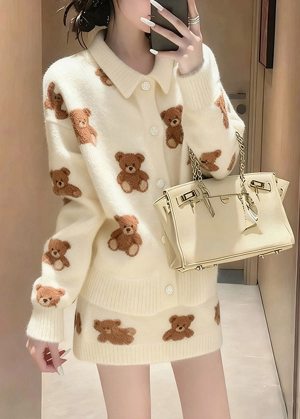 A Vintage Style Sweater with Delicate Timeless Details