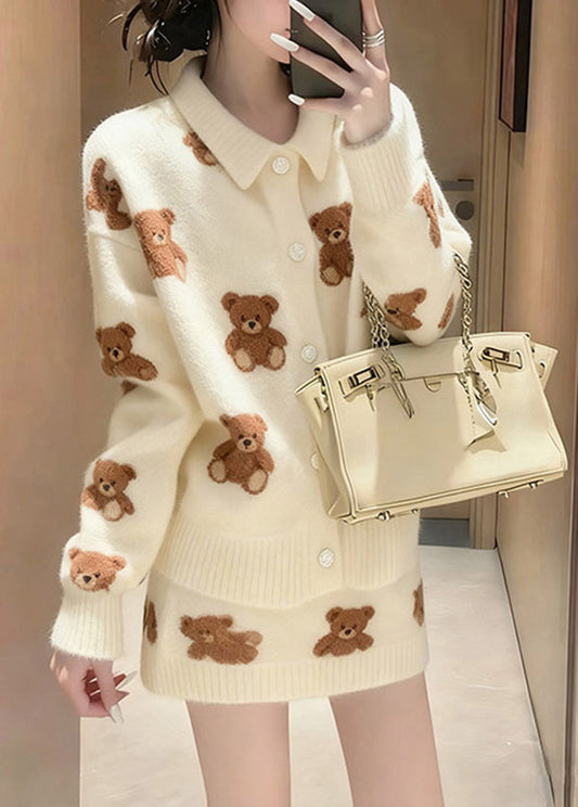 A Vintage Style Sweater with Delicate Timeless Details