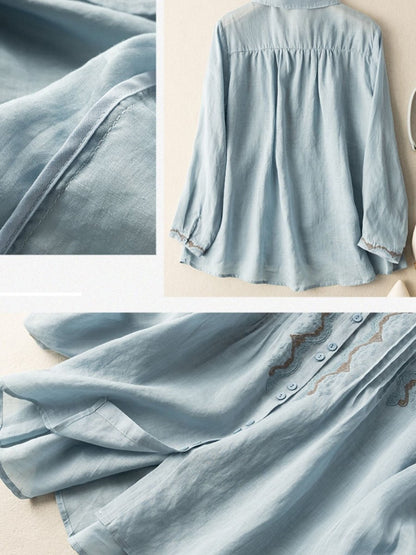 A Vintage Style Shirt with Delicate Timeless Details