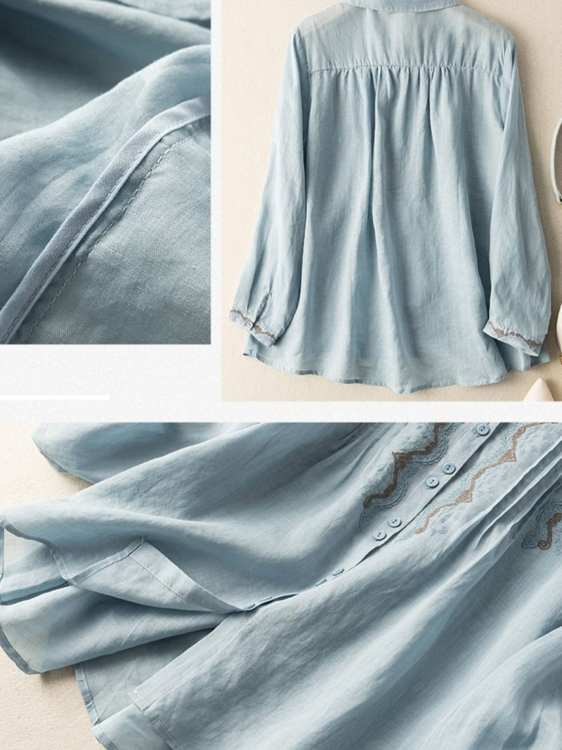 A Vintage Style Shirt with Delicate Timeless Details