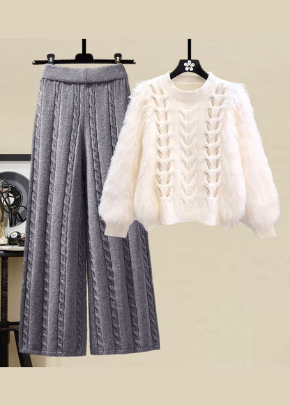 A Vintage Style Sweater with Delicate Timeless Details