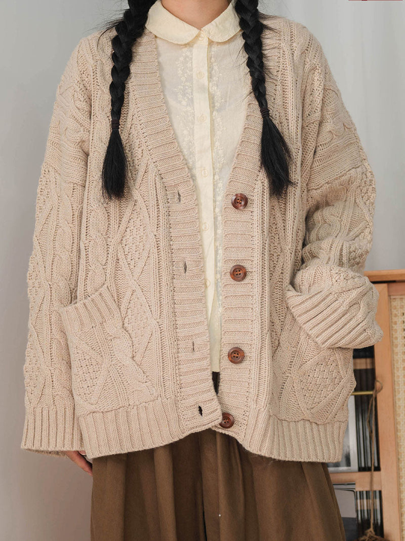 Vintage Inspired Cardigan with a Contemporary Edge