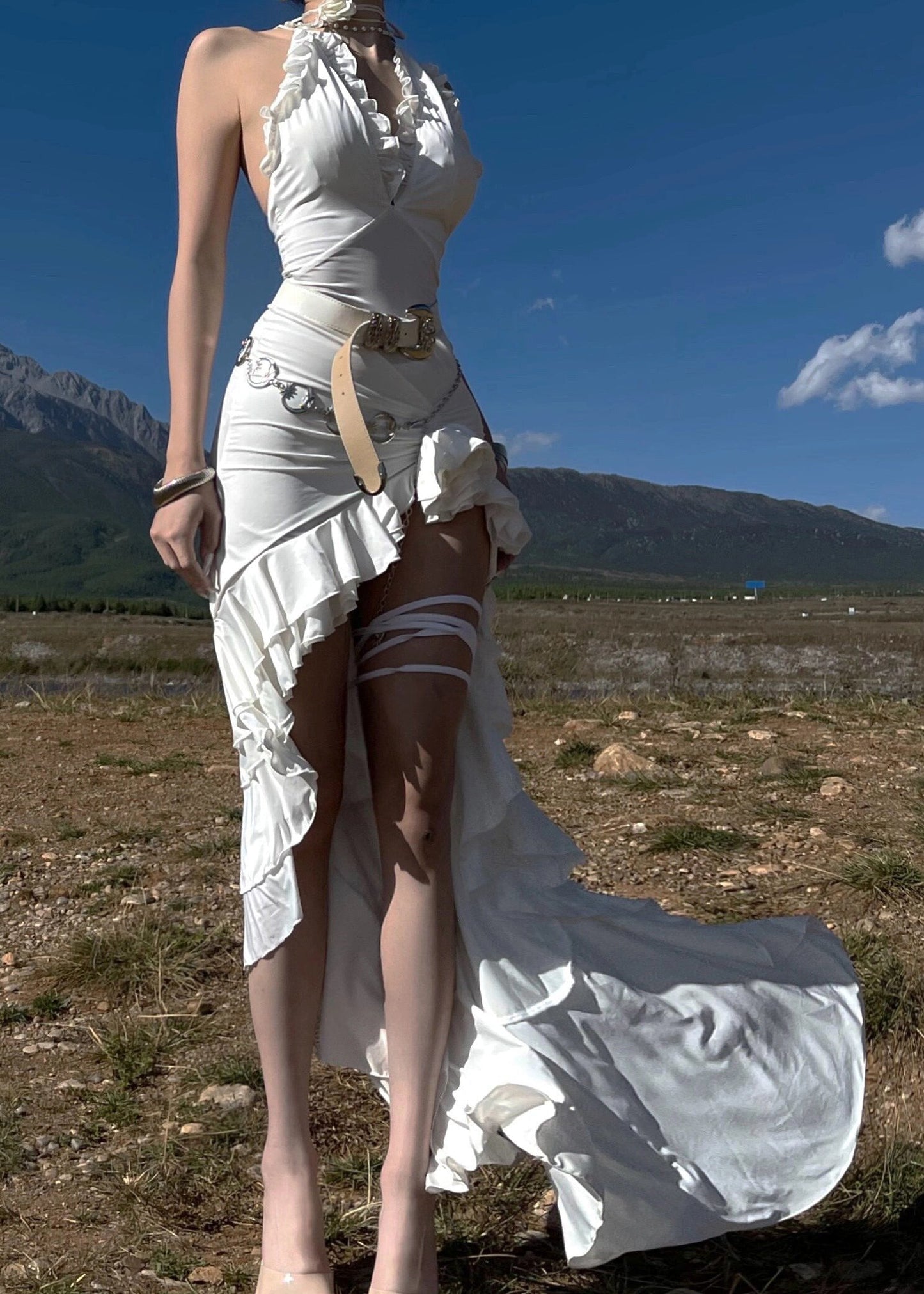 A Vintage Style Dress with Delicate Timeless Details