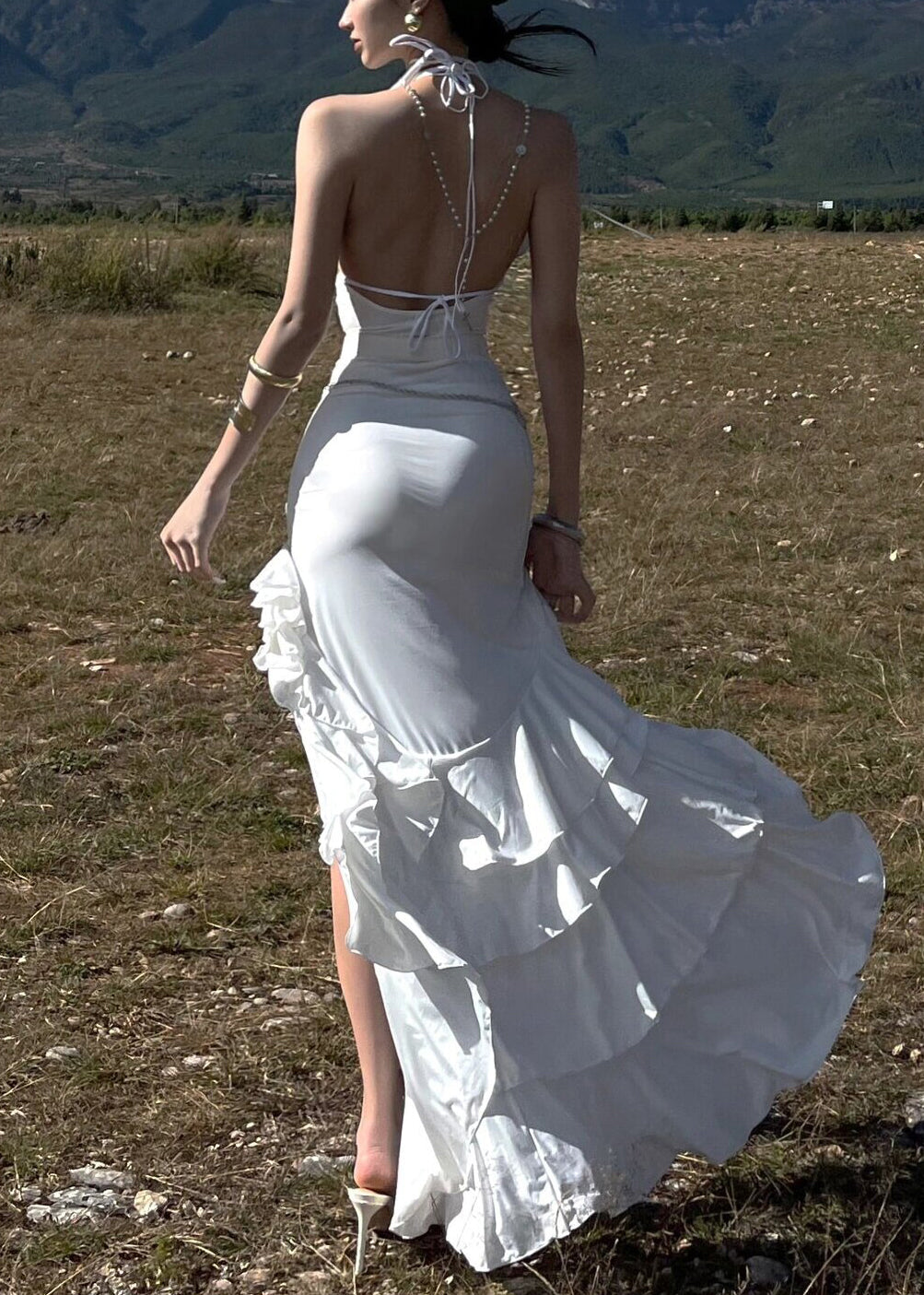 A Vintage Style Dress with Delicate Timeless Details