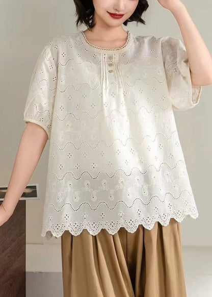 A Vintage Style Top with Delicate Timeless Details