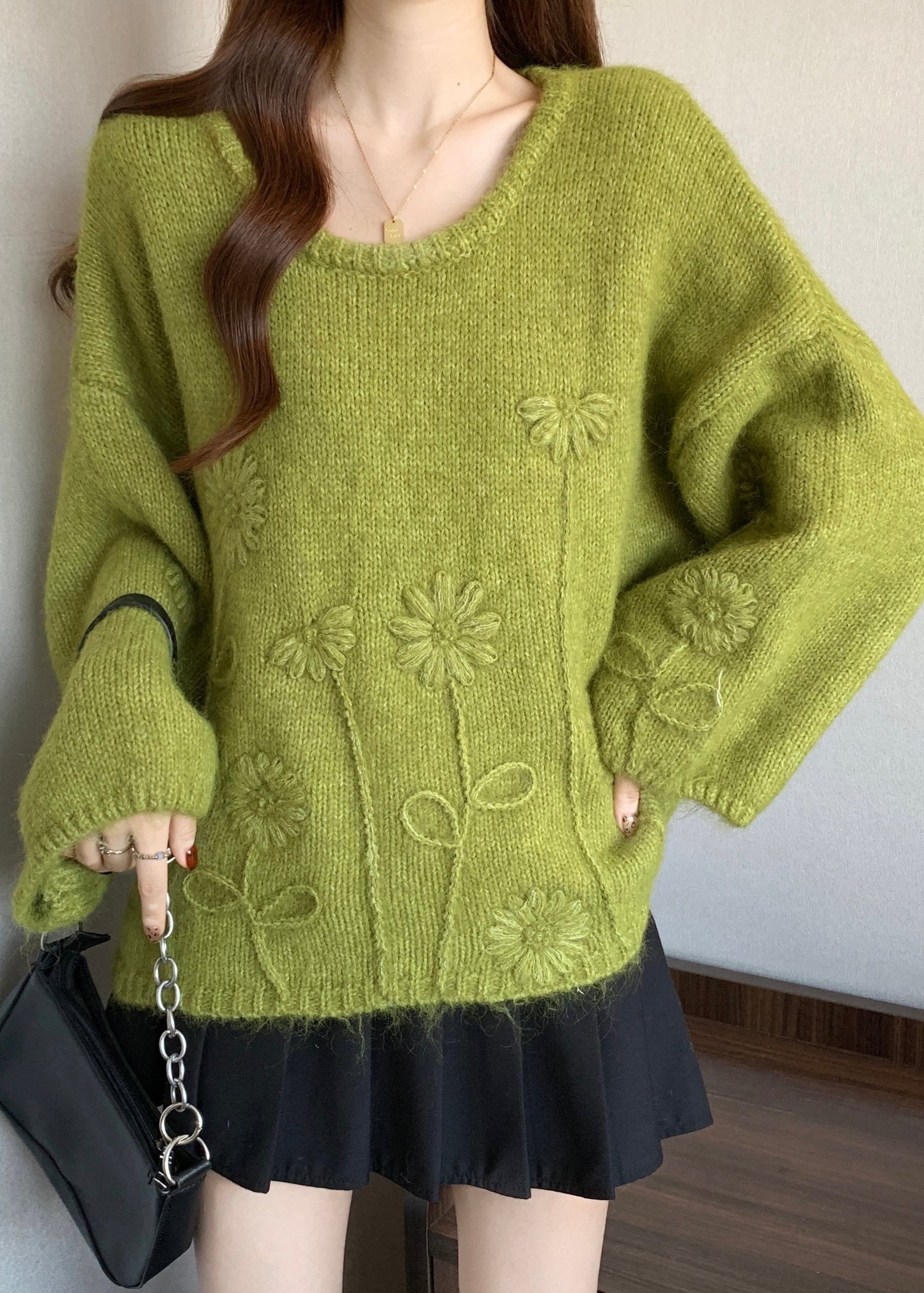 Vintage Inspired Sweater with a Contemporary Edge