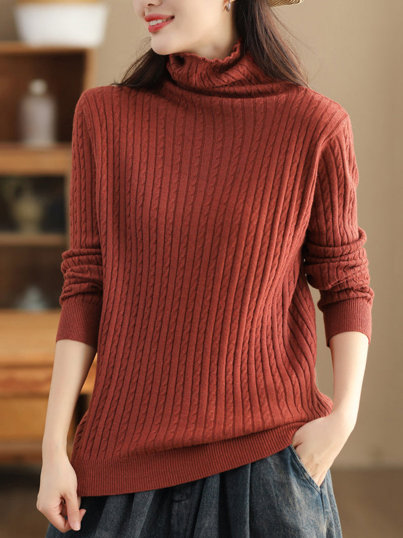 Classic Vintage Sweater with a Flattering Fit