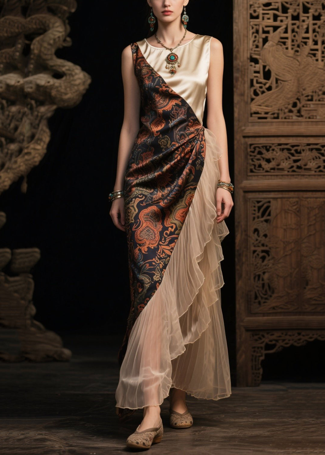 A Vintage Style Dress with Delicate Timeless Details
