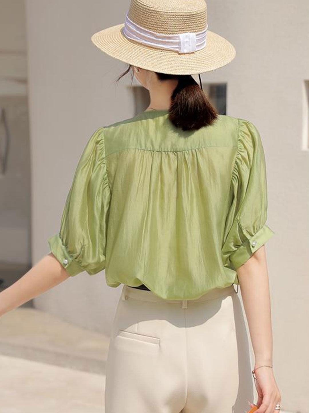 A Vintage Style Top with Delicate Timeless Details