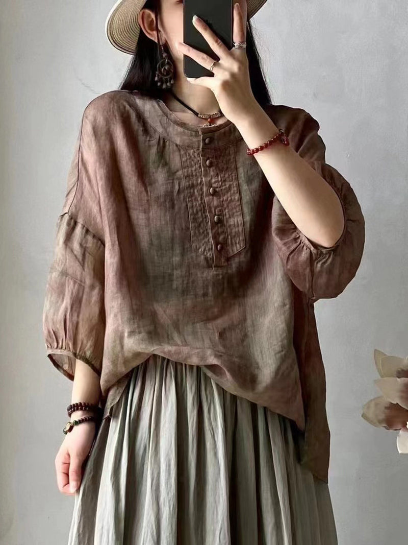 A Vintage Style Shirt with Delicate Timeless Details