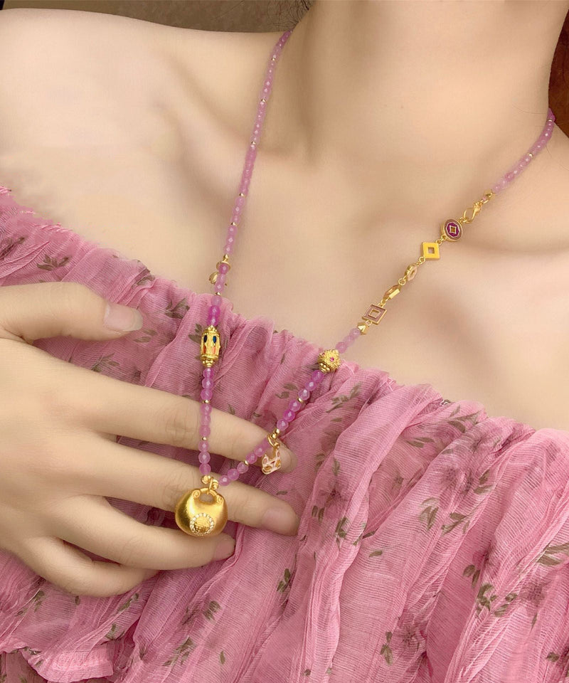 Delicate Artisan Gold Necklace