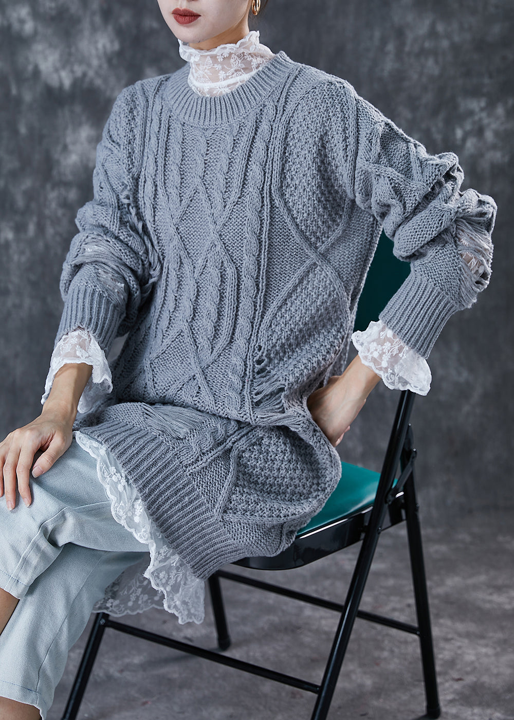 Classic Vintage Sweater with a Flattering Fit