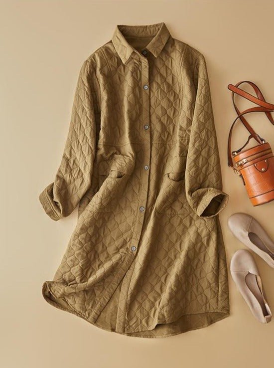 A Vintage Style Coat with Delicate Timeless Details