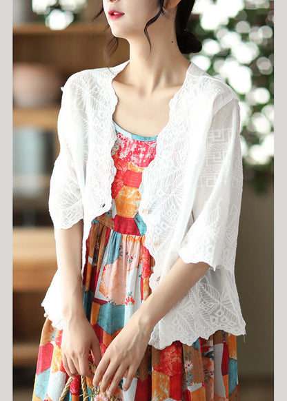 Well Tailored Cardigan with a Graceful Silhouette