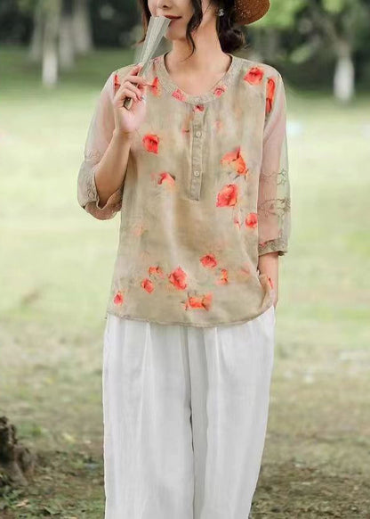 A Vintage Style Shirt with Delicate Timeless Details