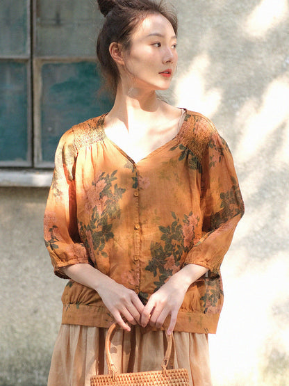 A Vintage Style Shirt with Delicate Timeless Details